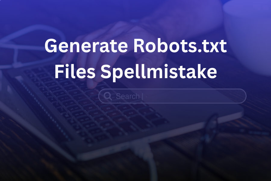 Generate Robots.txt Files Spellmistake